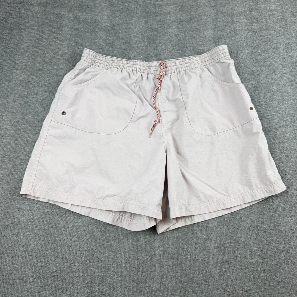 Columbia Shorts Women's M‎ Medium Tan Elastic Waist Braided Drawstring Outdoor